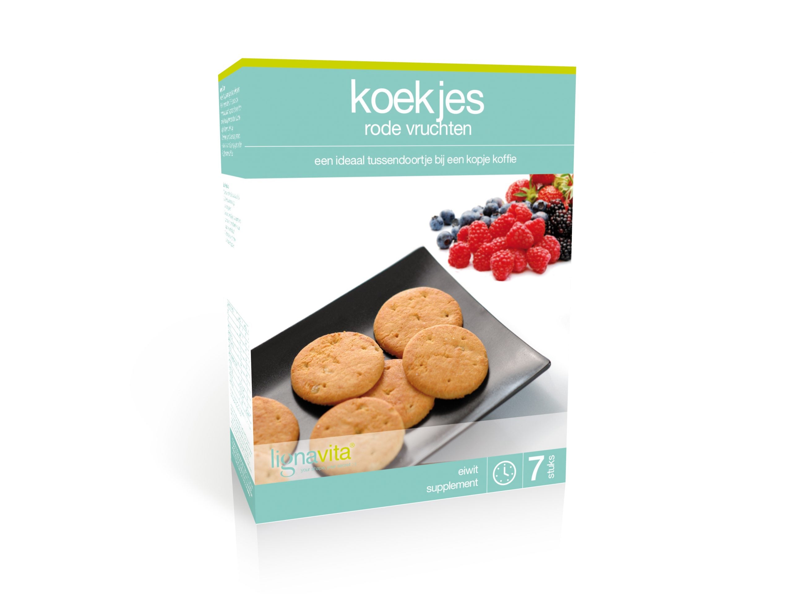 Koekjes rode vruchten (7 x 5 stuks)