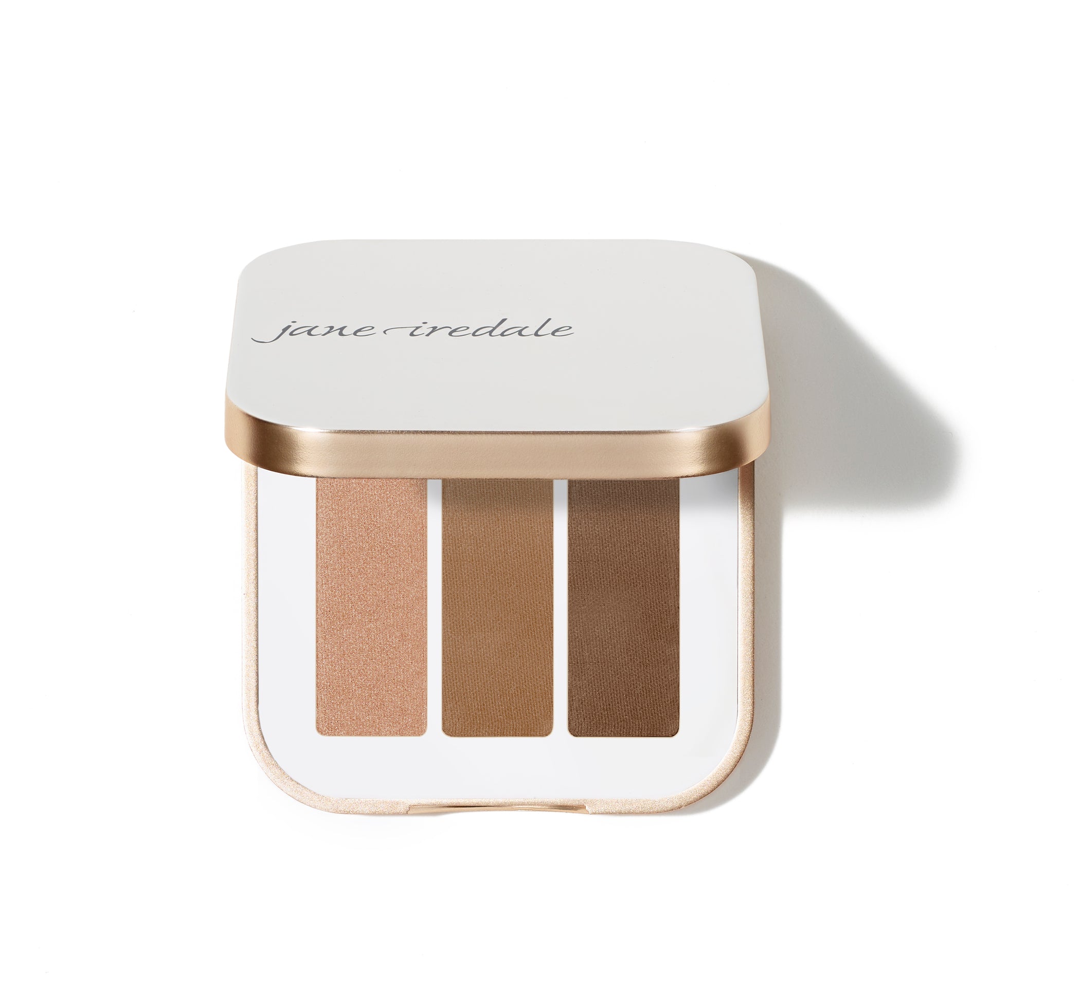 jane iredale PurePressed eye shadow triple | Triple Cognac