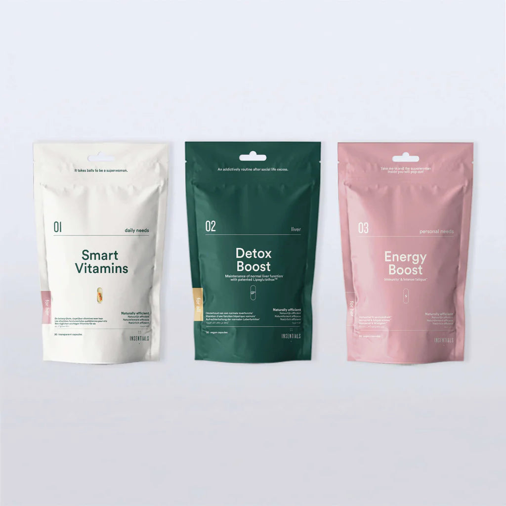 Insentials Smart Energy Pack ( Smart Vitamines 30 caps + Detox Boost 30 caps + Smart Energy 30 caps)